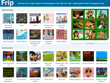 Tablet Screenshot of frip3games.com